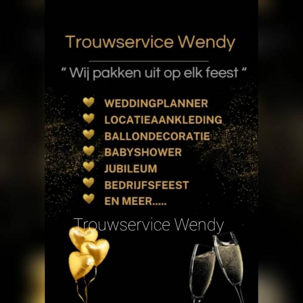 "Folder Ontwerp Trouwservice Wendy"