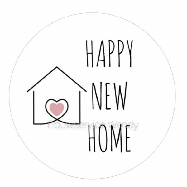 "Sluitzegel - Happy New Home"